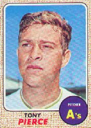 1968 Topps Baseball Cards      038      Tony Pierce